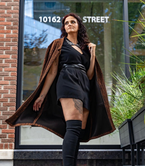 The Ary in Cognac & Black - Standard/Curvesque Size