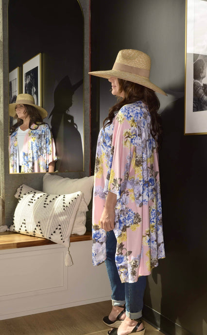 The Ali in Soft Pink Floral - OSFM