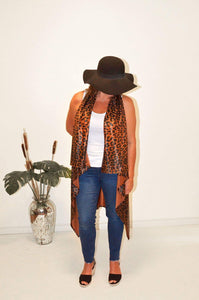 The Audrey in Rustt Animal Print - Standard Size